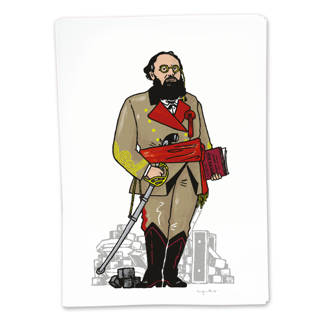 Raoul Rigault Tirage d’art Nous la Commune